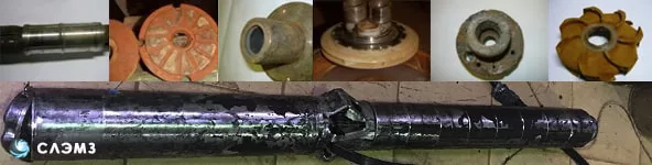 Детали и ремонт погружных насосов ЭЦВ